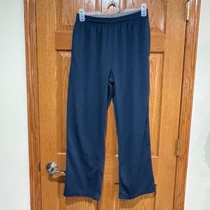 REEBOK Men's L Navy Blue Athletic Activewear Sweatpants Pockets Pockets